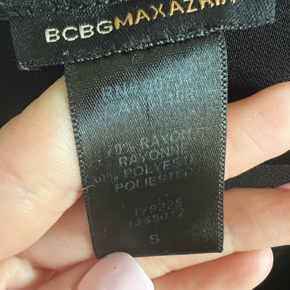 BCBG Maxazria wrap jumpsuit black small romper dress - Picture 6 of 6